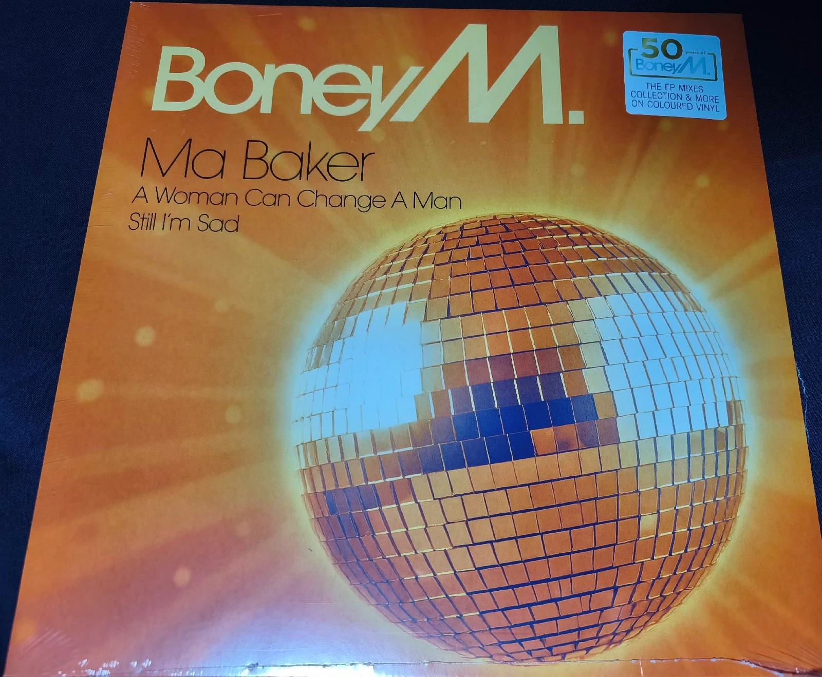 Boney M - Ma Baker (VINILO ORANGE EP 12")(GERMANY)