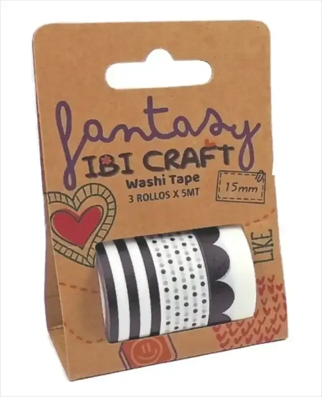 Washi Tape Ibi Craft Black & White 2