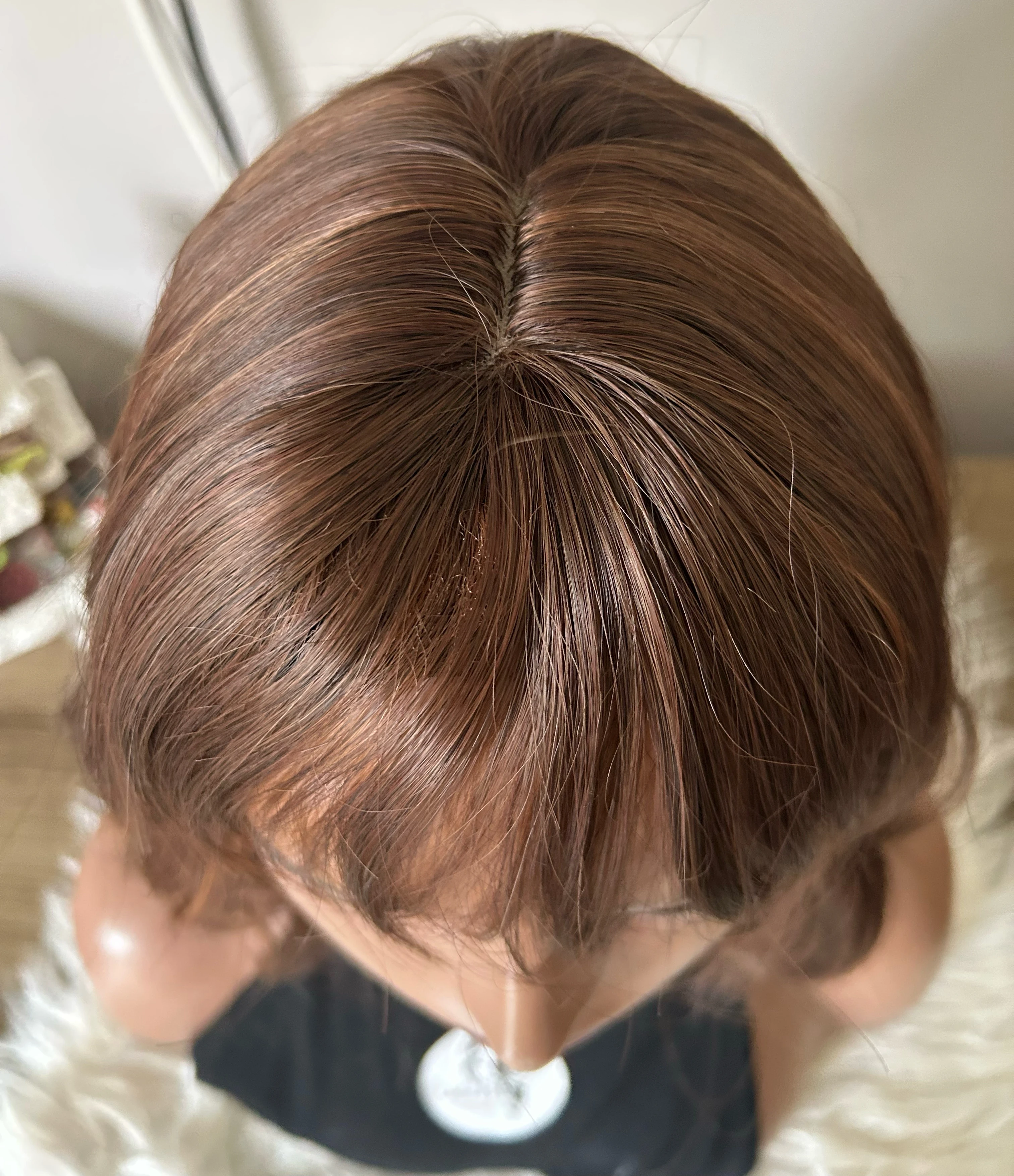 Peluca semi 14” chocolate  4