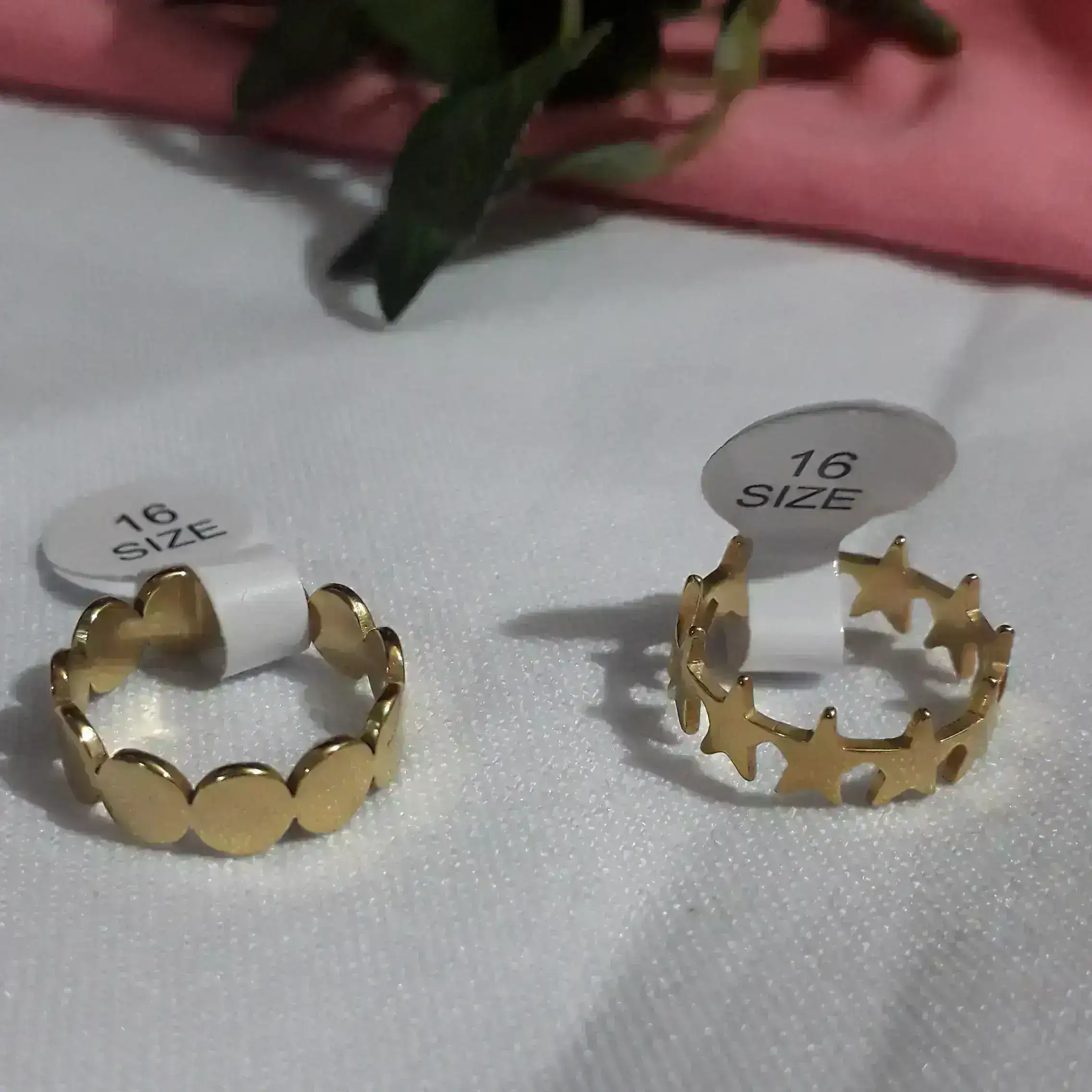 Anillos infinito,talle 16 estrella 3