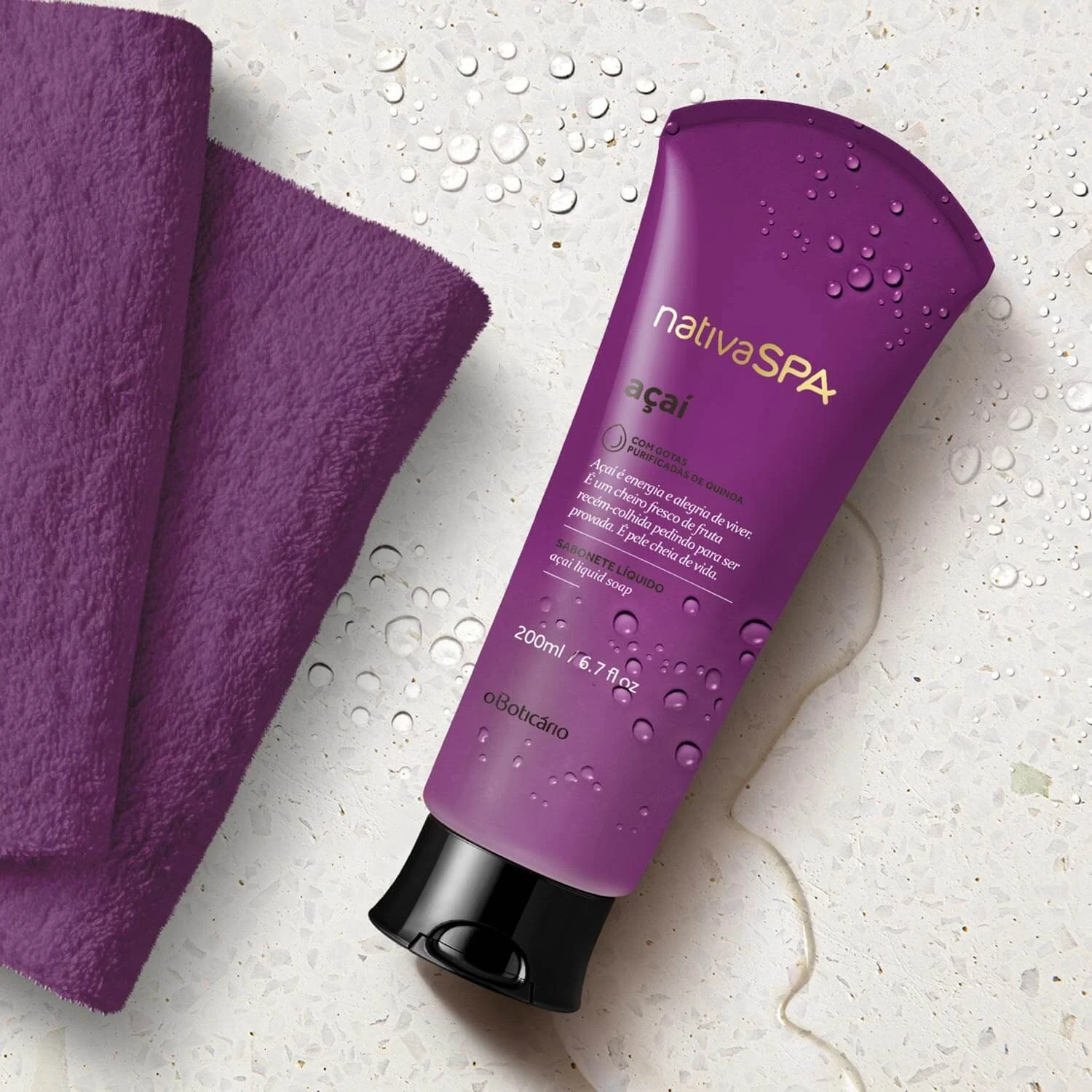 Nativa SPA Jabón Líquido Corporal Açaí, 200ml 3