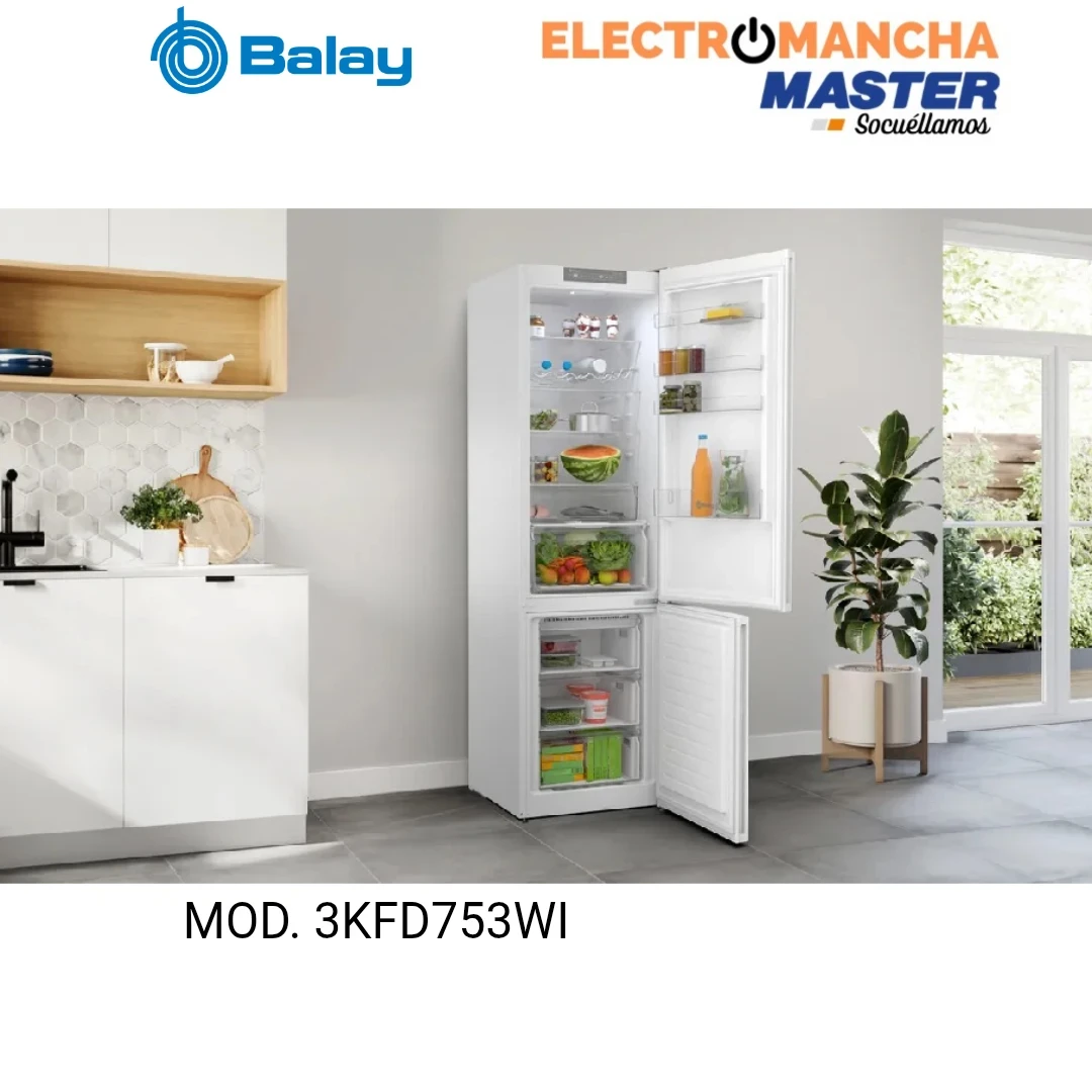 FRIGO COMBI BALAY 3KFD753WI 2,03*60 BLANCO NF CLASE D  3