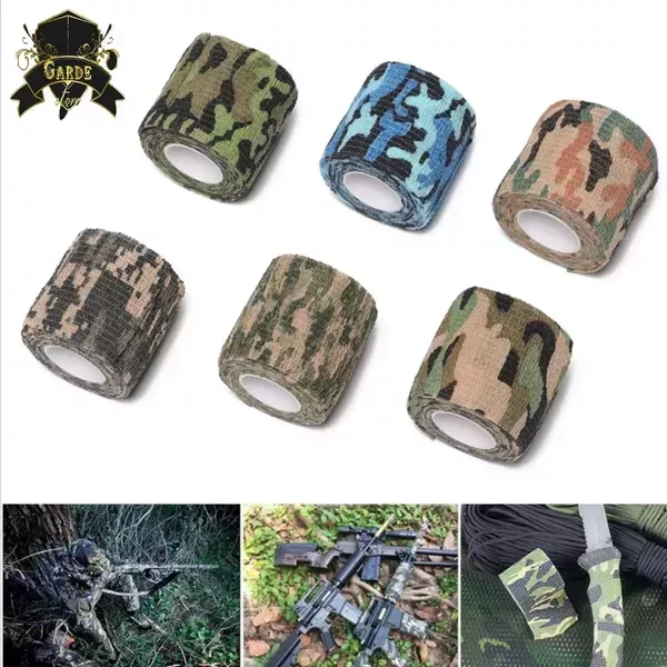 Cinta de tela para camuflaje de armas y objetos. 