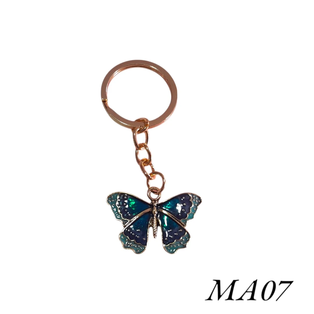 Llavero Mariposa azul