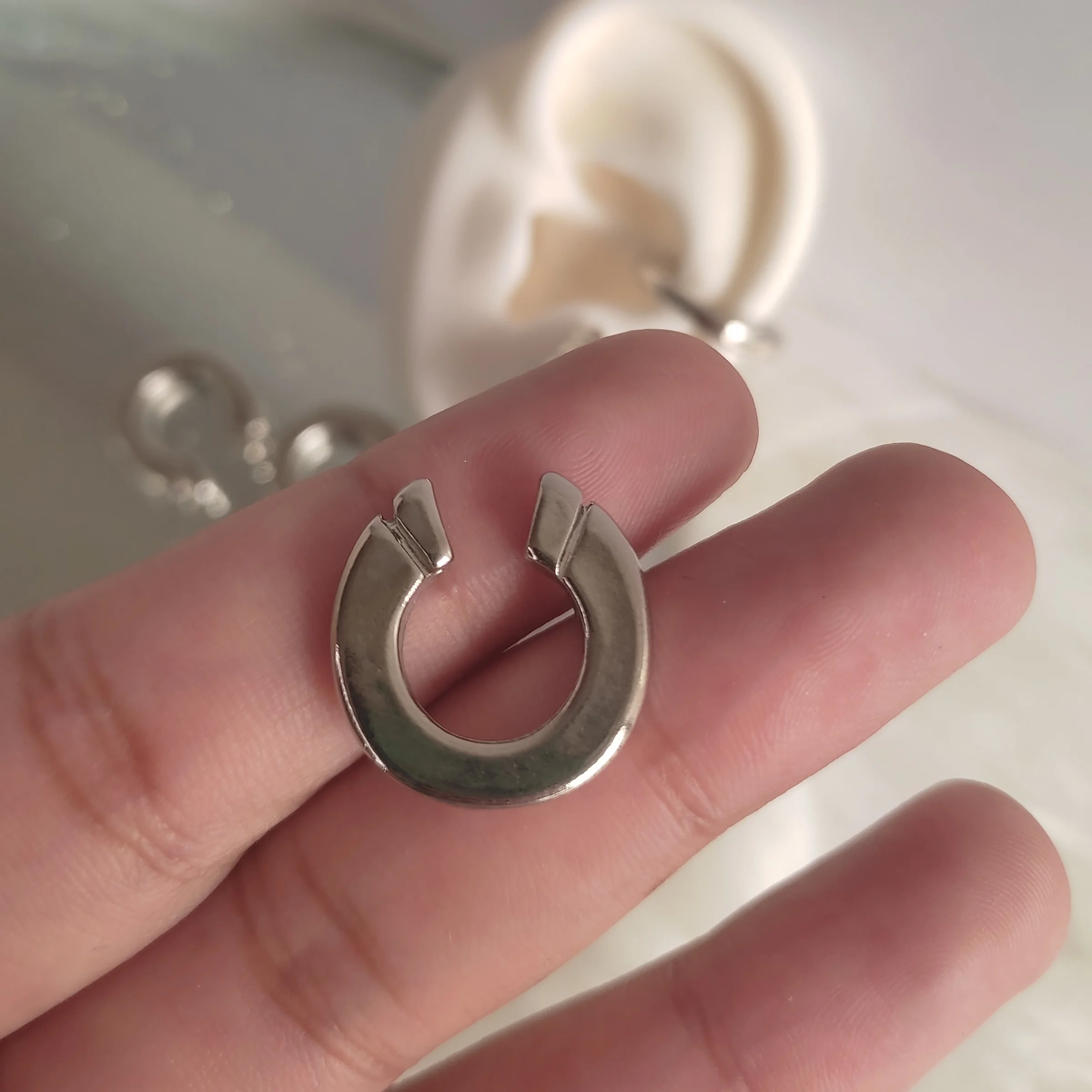 EARCUFF LISO SOFY SILVER 2