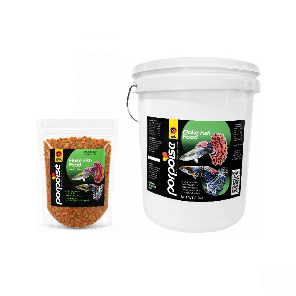 Alimento premium en escamas para peces tropicales PORPOISE 