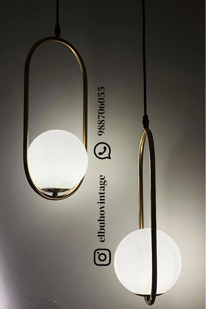 Lámpara Colgante Minimalista  6