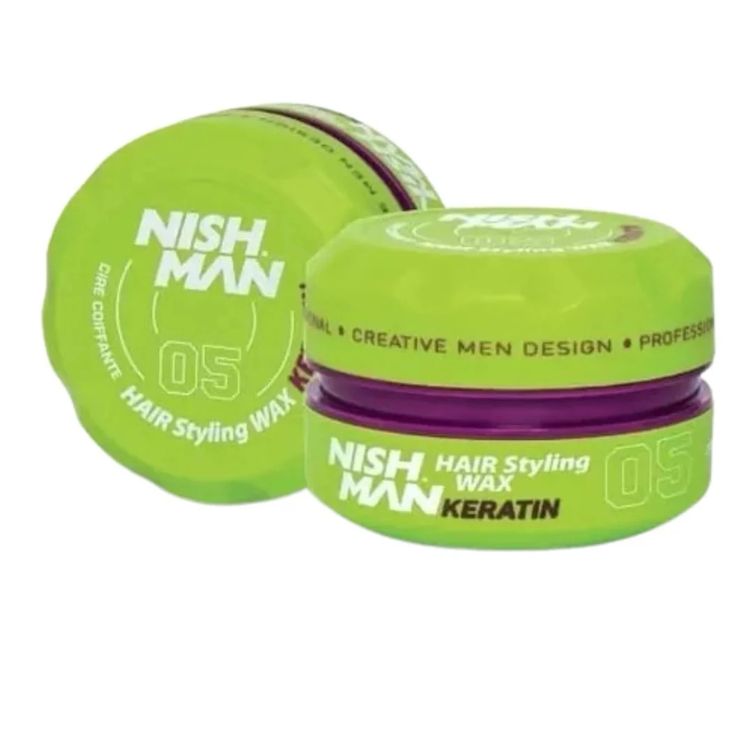 Cera Nisman Con Keratina Pequeña 100ml (Verde 05)