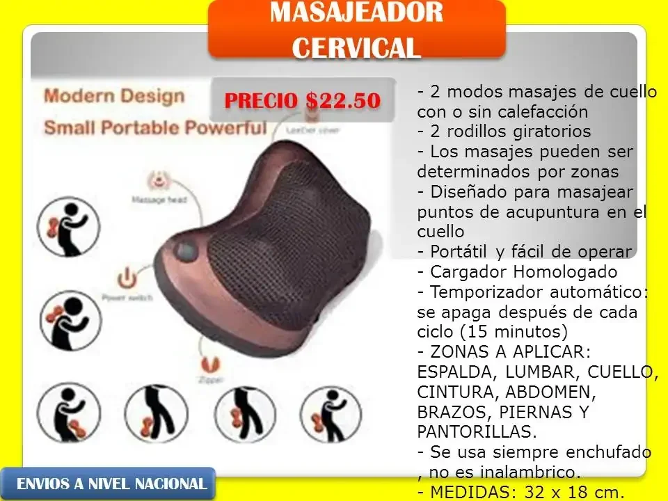 Cojín masajeador  3