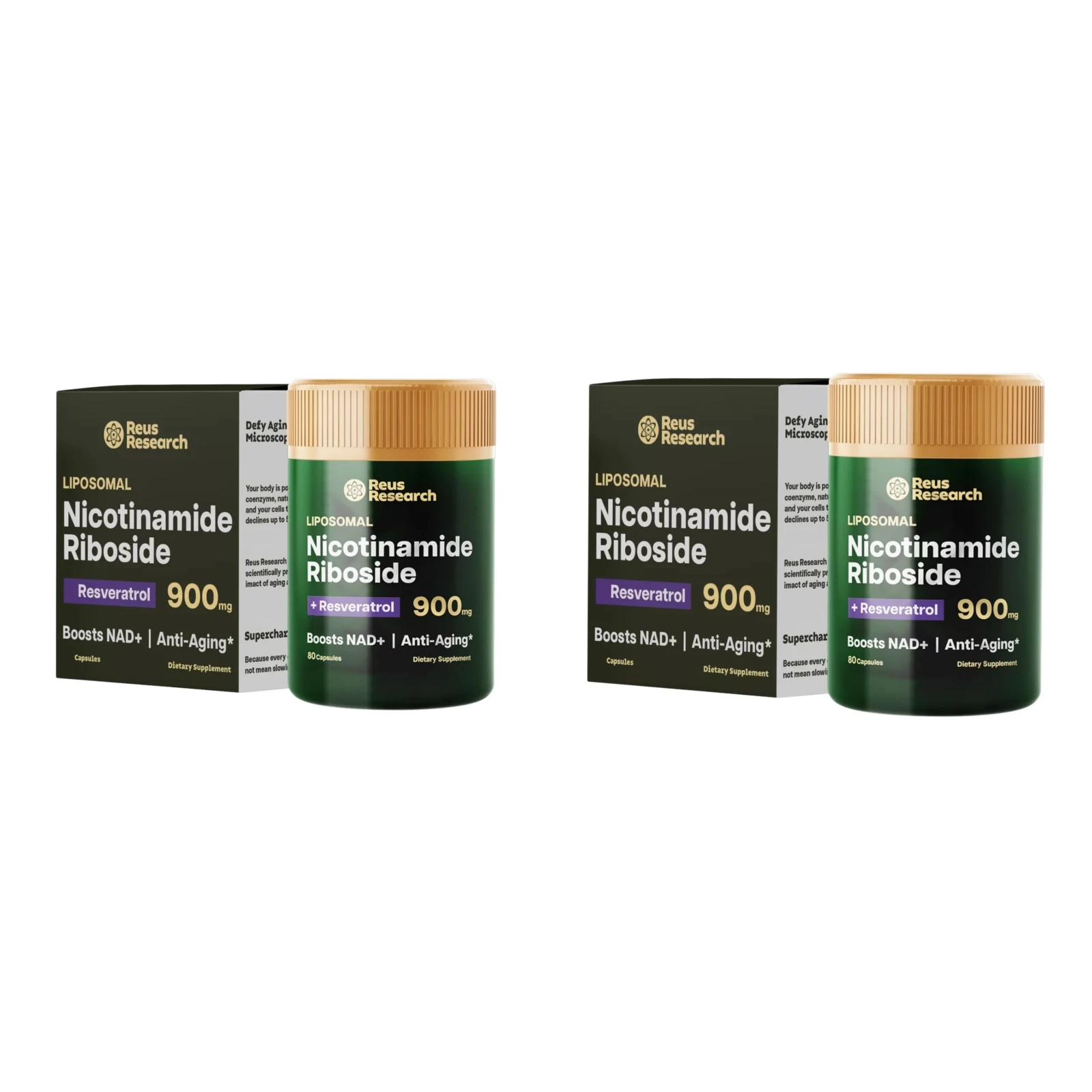 Nada Resveratrol Nicotamide Riboside X 2 Frascos 