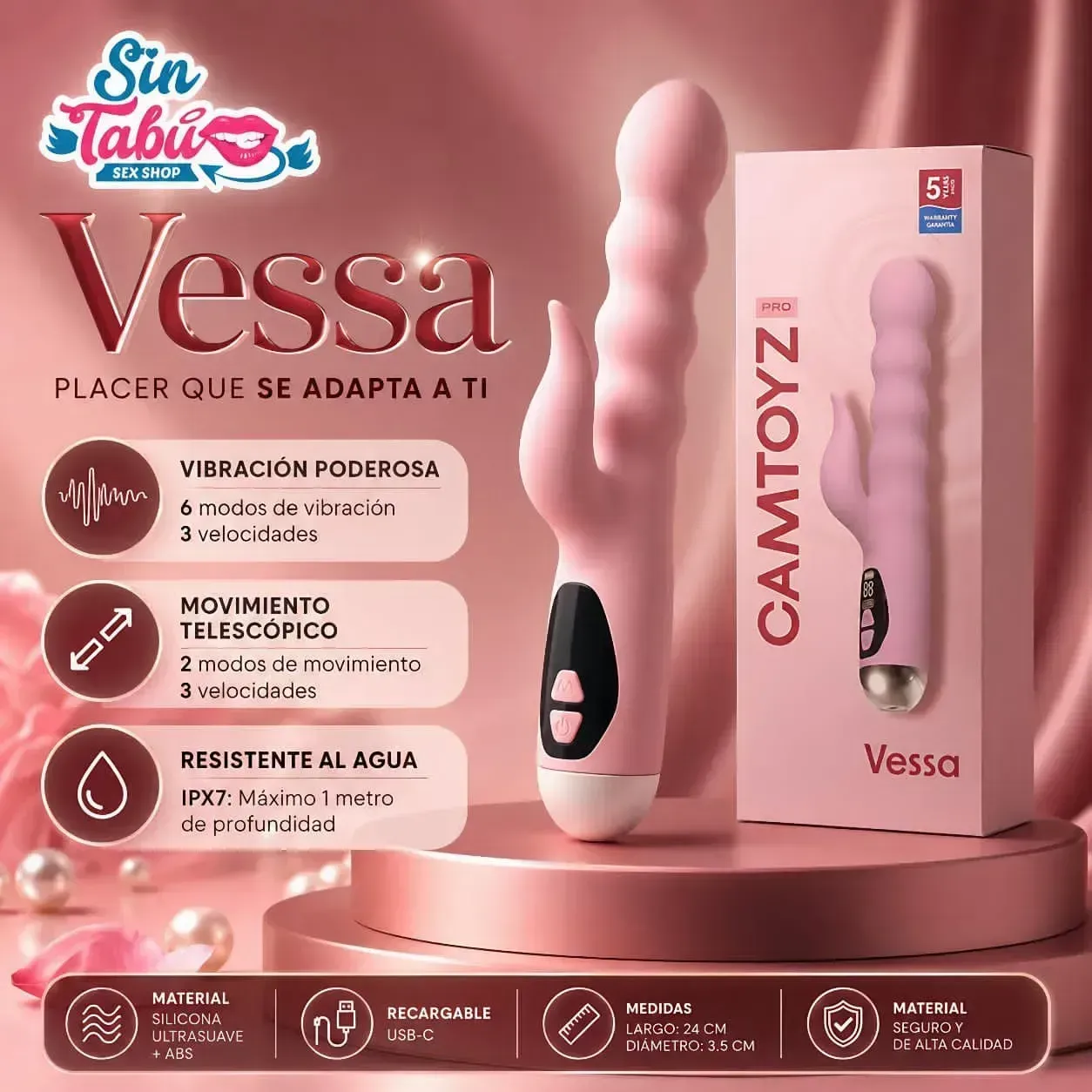 VIBRADOR VESSA