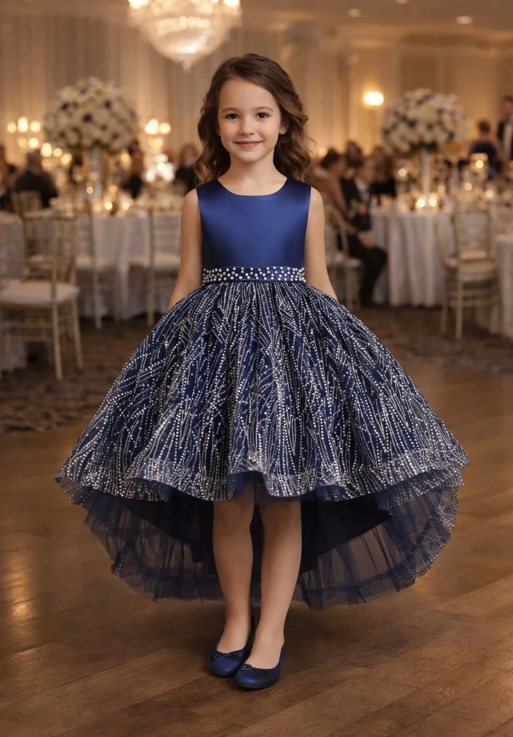 VESTIDO ELEGANTE CON COLA AC