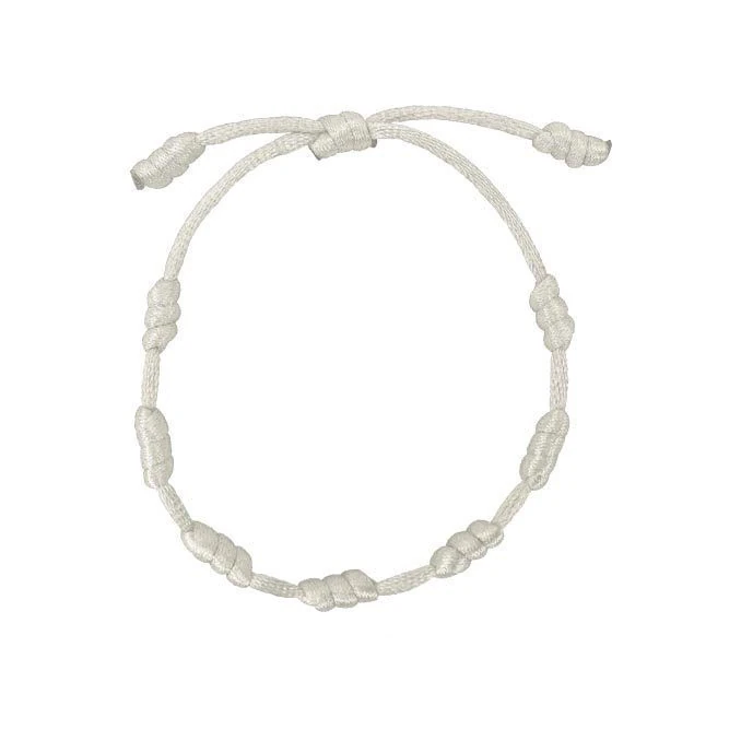 Pulsera 7 Nudos Blanca