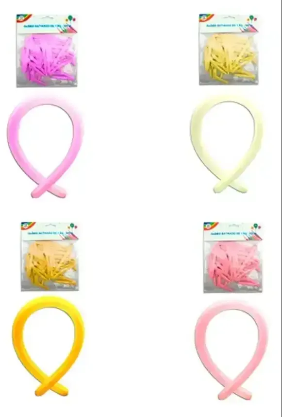 Globos de globologia satinados x 12 unidades 
