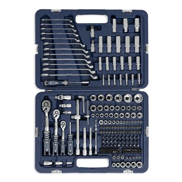 Juego de Bocallaves Tubos y Puntas Bremen EXPERTE [1/4″ 5/16″ 3/8″ 1/2″] (218 Pzs) – 6630