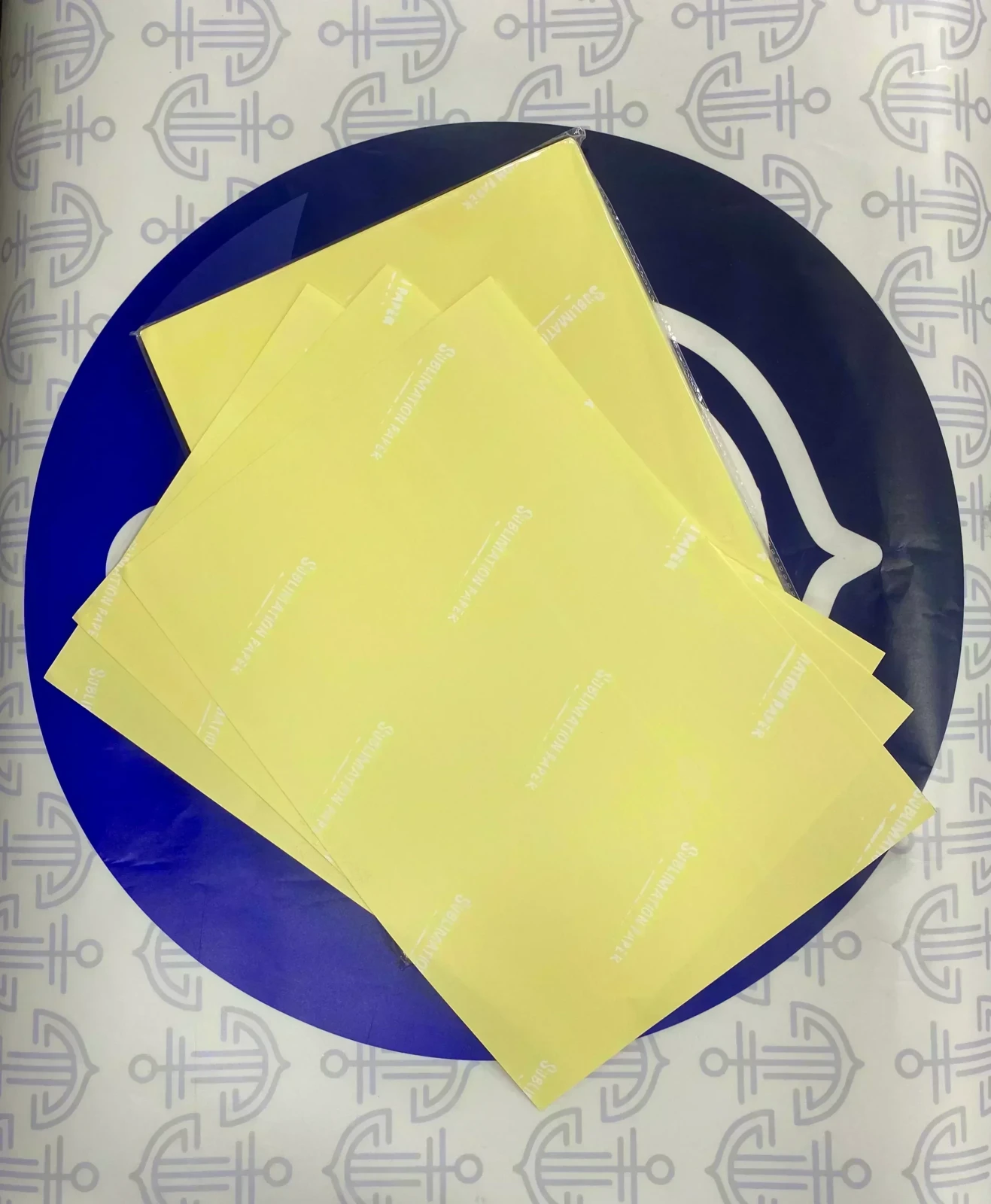Papel De Sublimacion Amarillo Premium A4