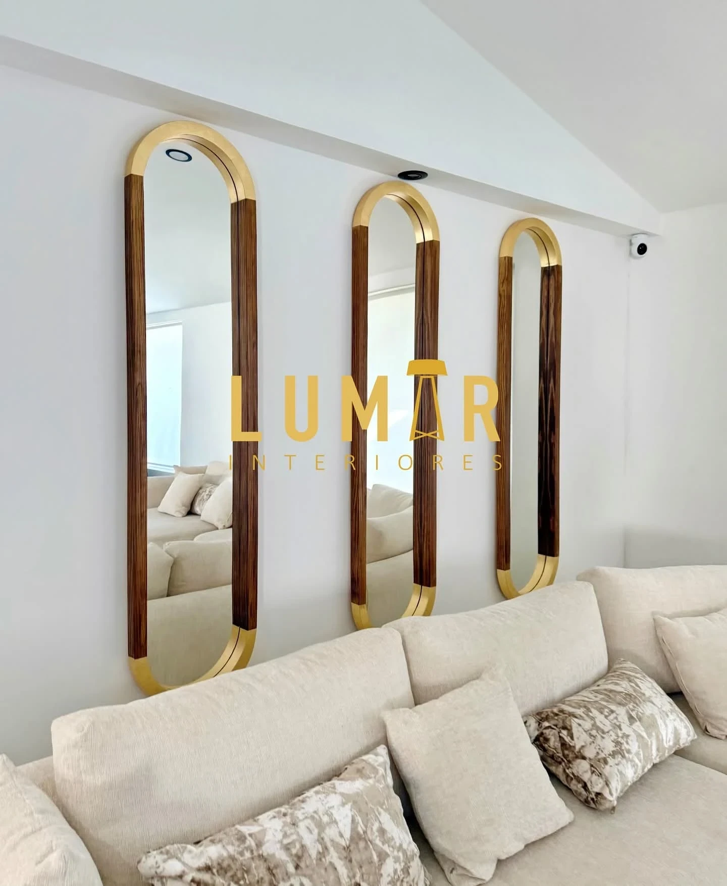 ESPEJO SET OPULENT BITONO 190X45 Pino Set 3 3