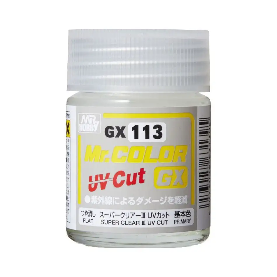 Mr. Color GX Super Clear III UV Cut Flat