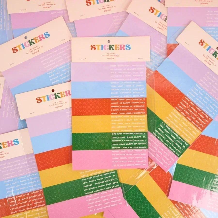 Plancha de Stickers para Bullet Journal/Agenda Perpetua 2
