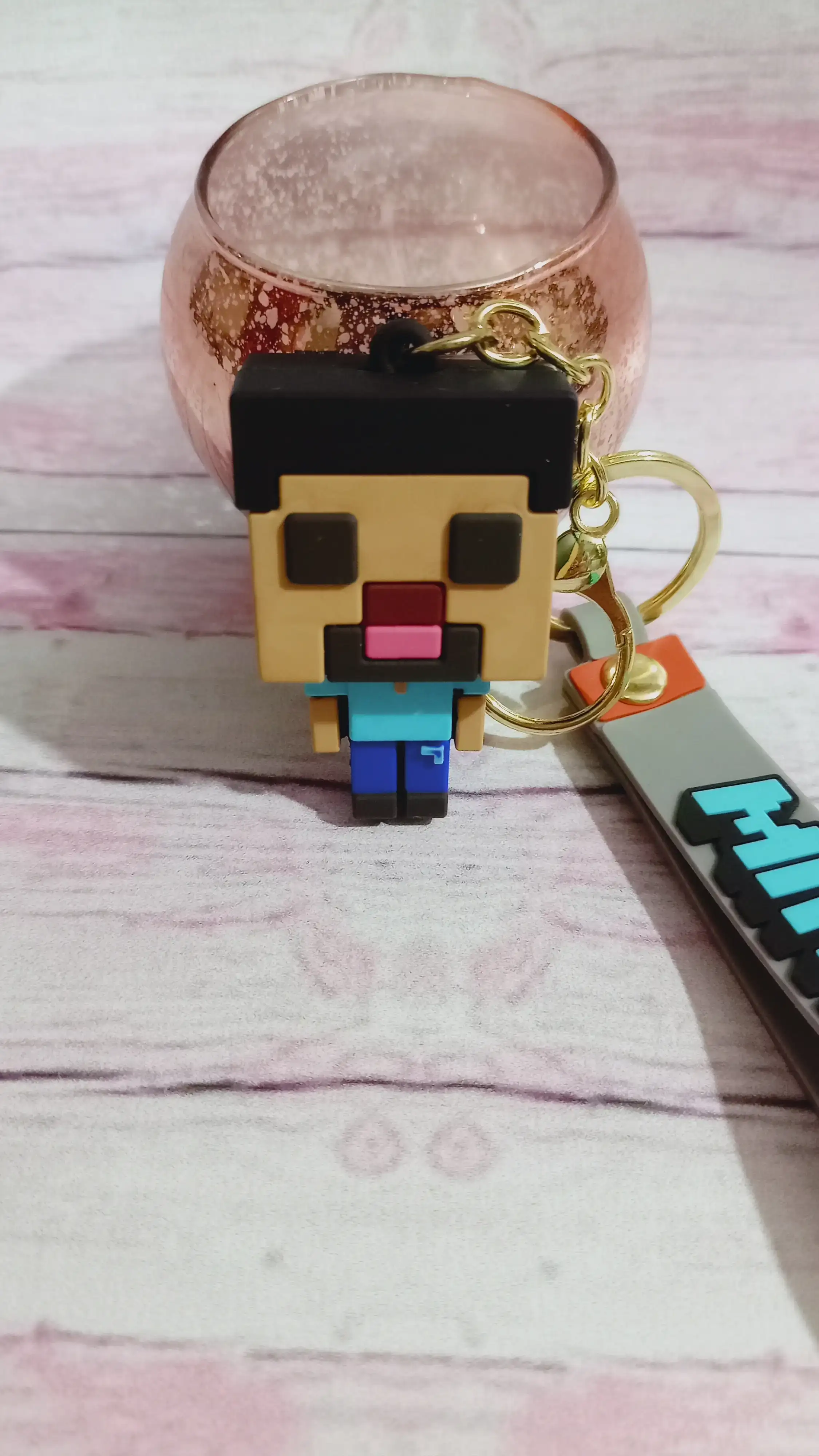 Llavero minecraft