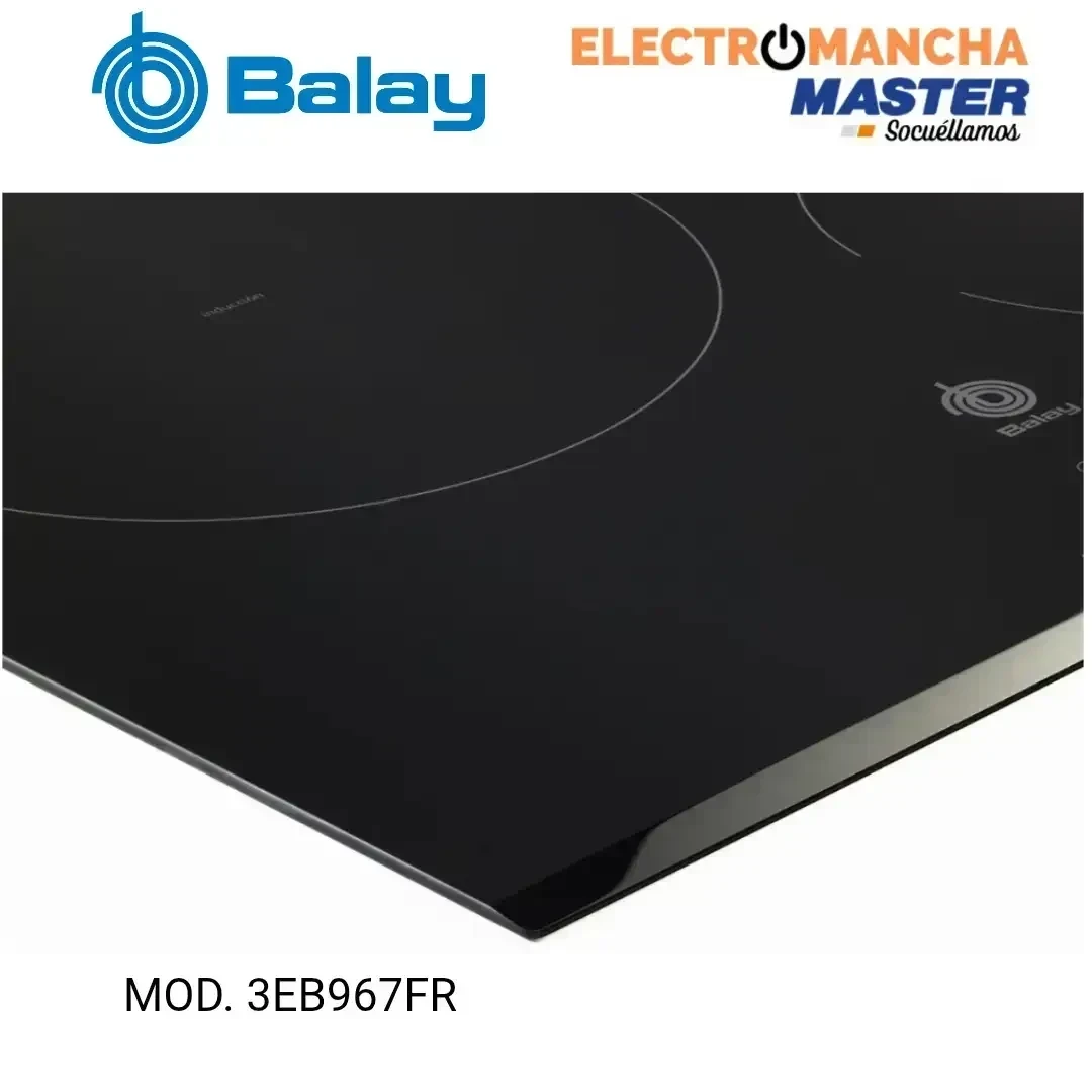 ENCIMERA INDUCCIÓN BALAY 3EB967FR 3 FUEGOS HARO GRANDE 32 CM. 3