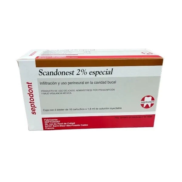 ANESTESIA SCANDONEST 2%