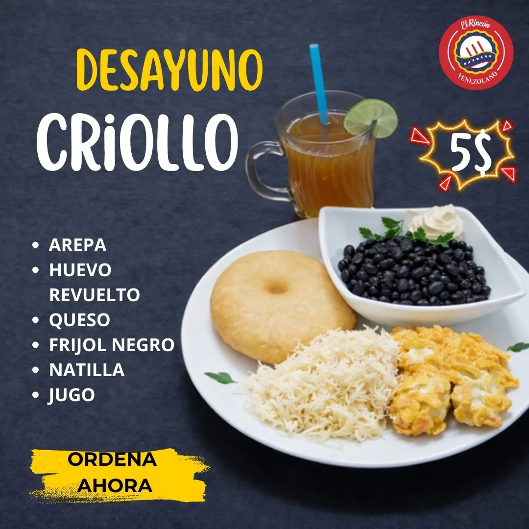 Desayuno criollo 