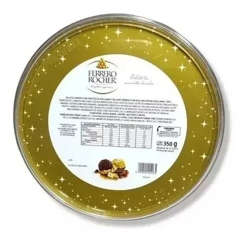 Chocolate Ferrero Rocher Relleno De Avellana 28 Piezas 2