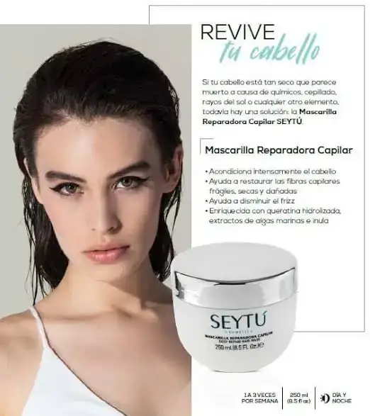 Mascarilla reparadora capilar SEYTU  250 ml. 2