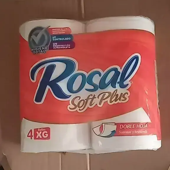 Papel Higiénico Rosal solf plus de 4 rollos 