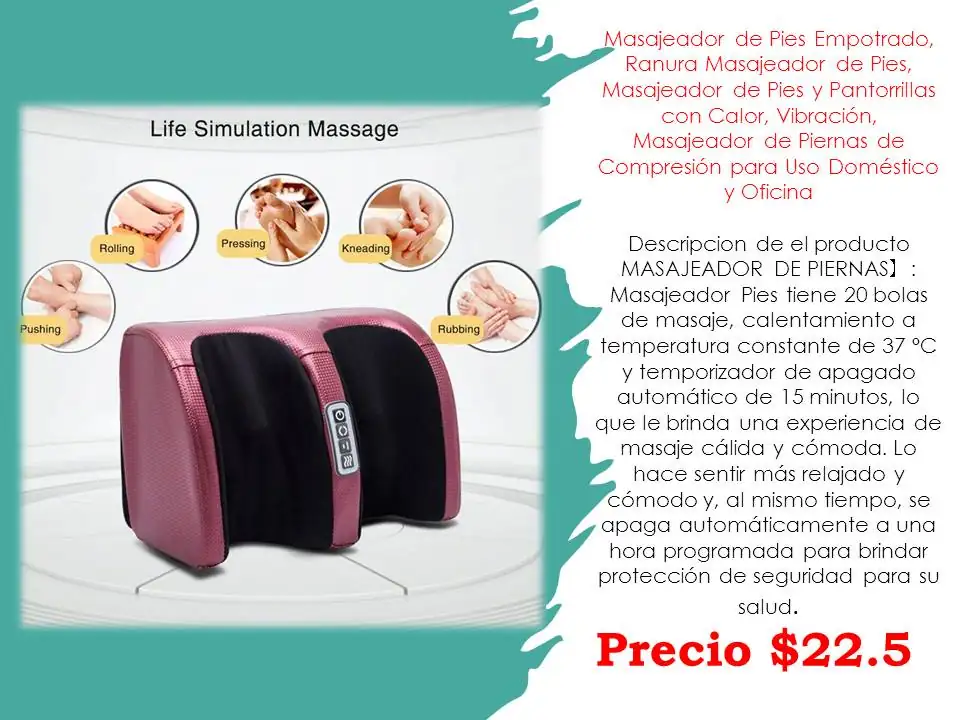 Masajeador para pies. 