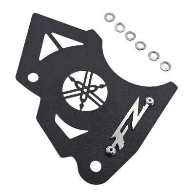  FZ 2.0 / Tapa Piñon acero negro logo 3d cromado ML