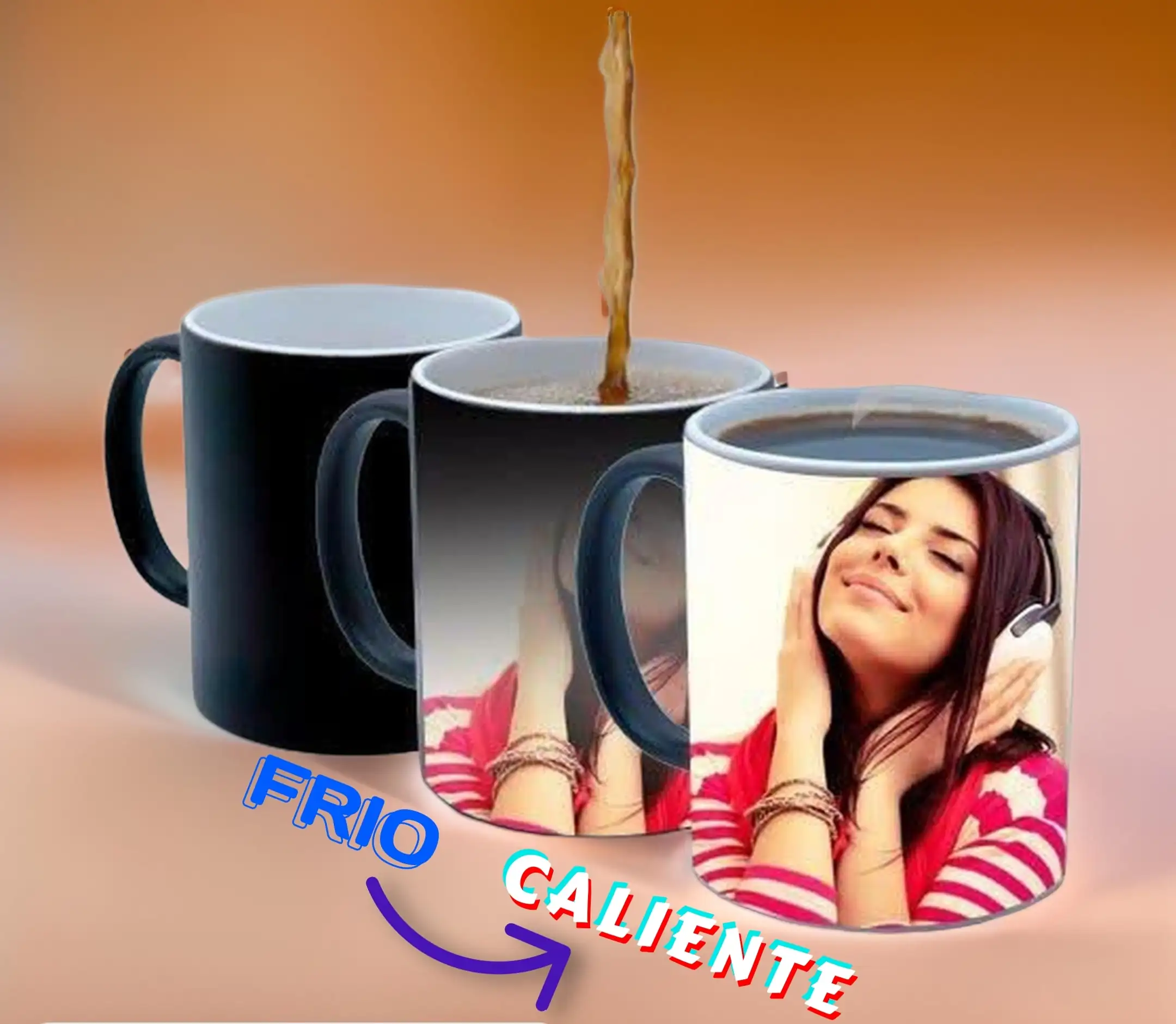 TAZAS MÁGICAS DE CERÁMICA.