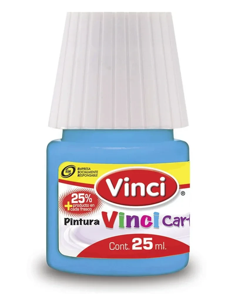 Vinci pintura azul pastel frasco 25 ml