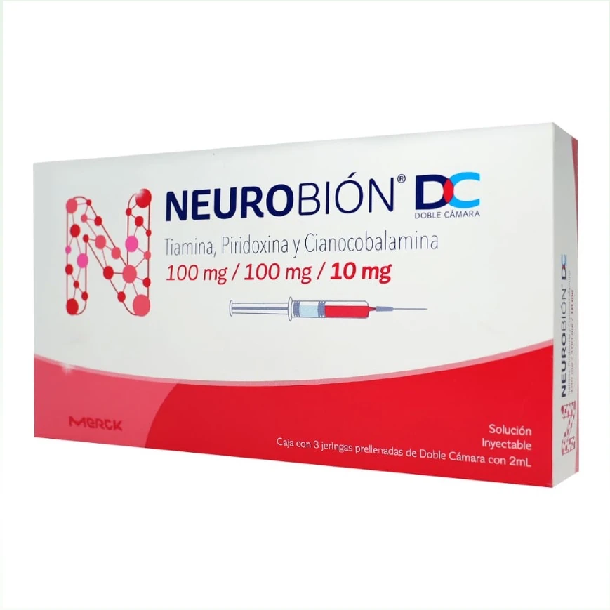 Neurobion DC inyectable 3 jeringas