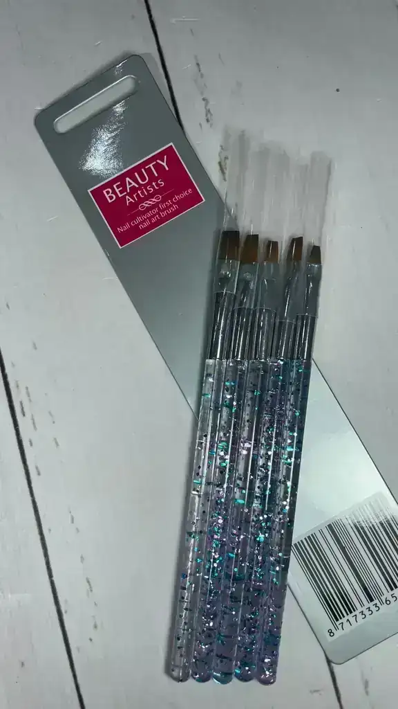 Pinceles gel brillitos 