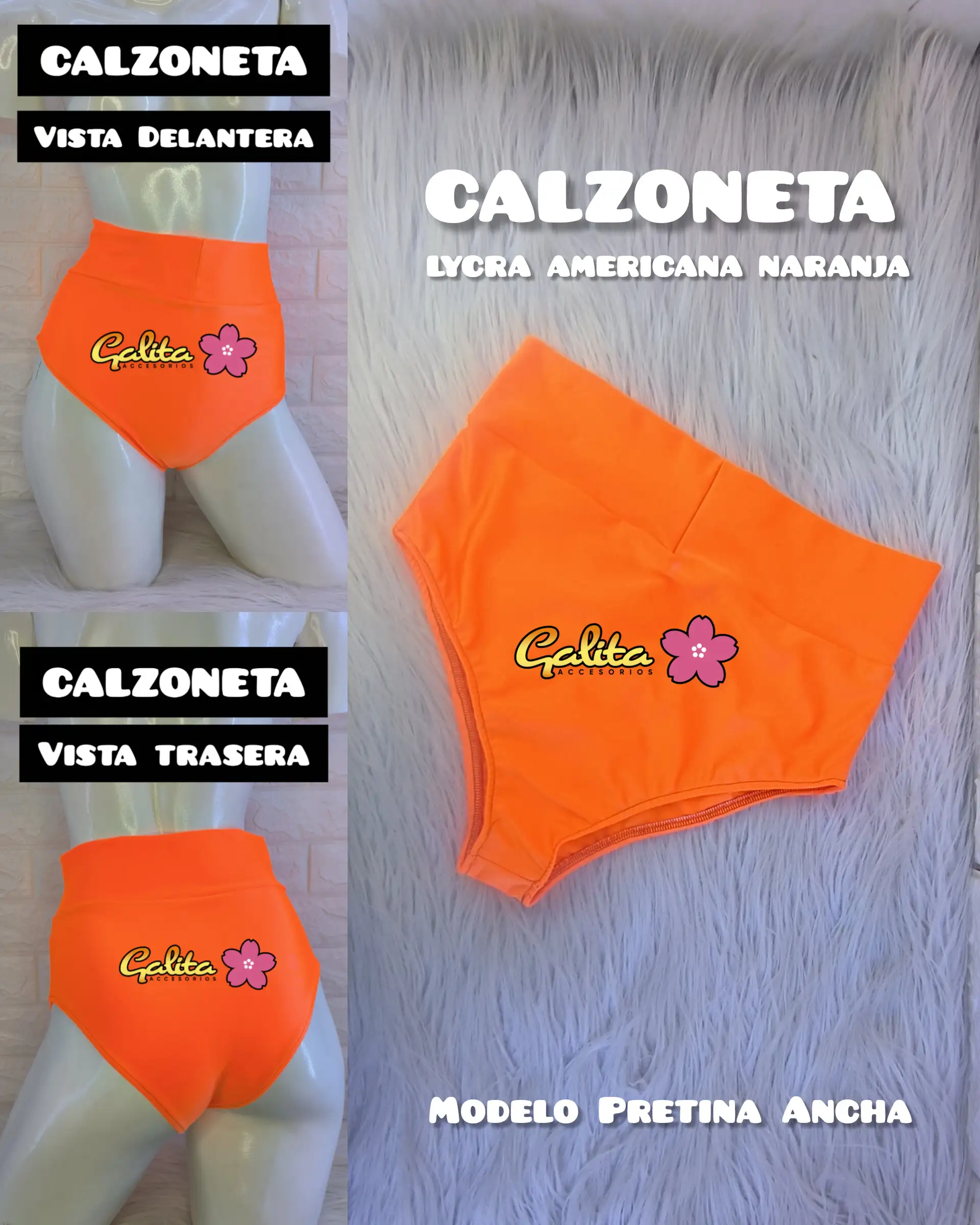 Lycra Naranja - Talla M