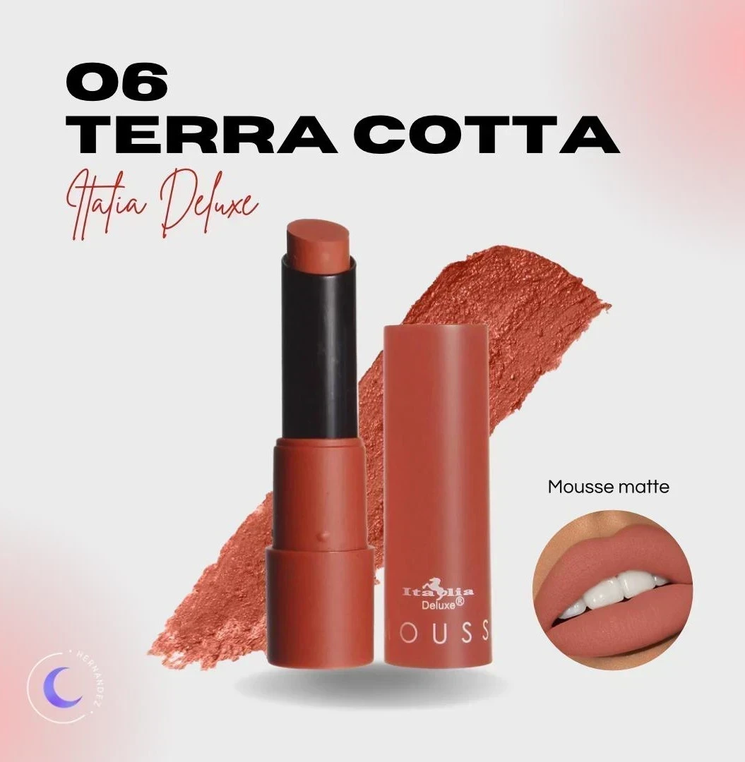 MOUSSE MATTE 06 TERRACOTA - ITALIA DELUXE 💞 2
