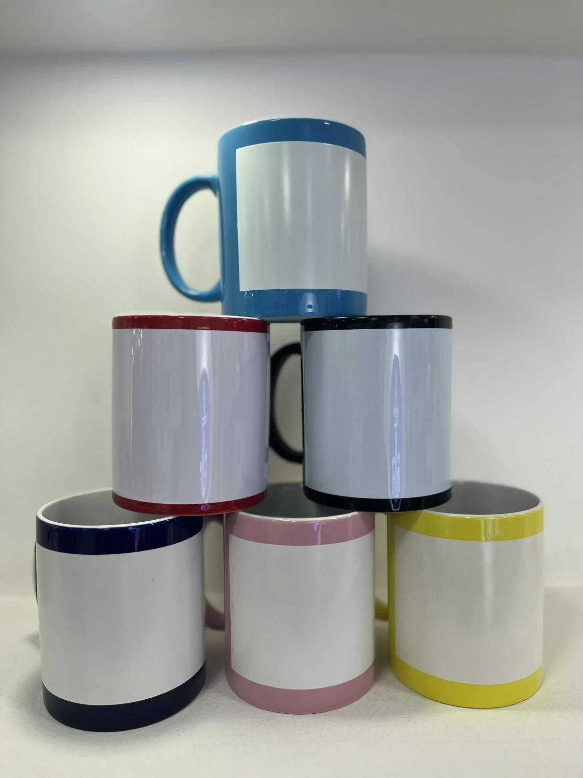 Mug Color Recuadro Blanco