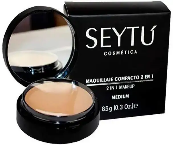 MAQUILLAJE COMPACTO 2 EN 1 SEYTU  8.5 g 3