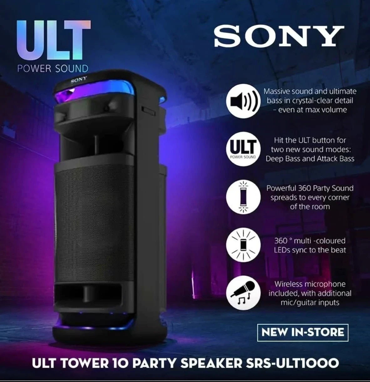 Torre Sony ULT POWER SOUND 