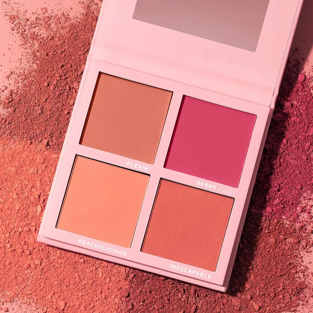 Paleta de rubores Blushed Color Quad tono Deep