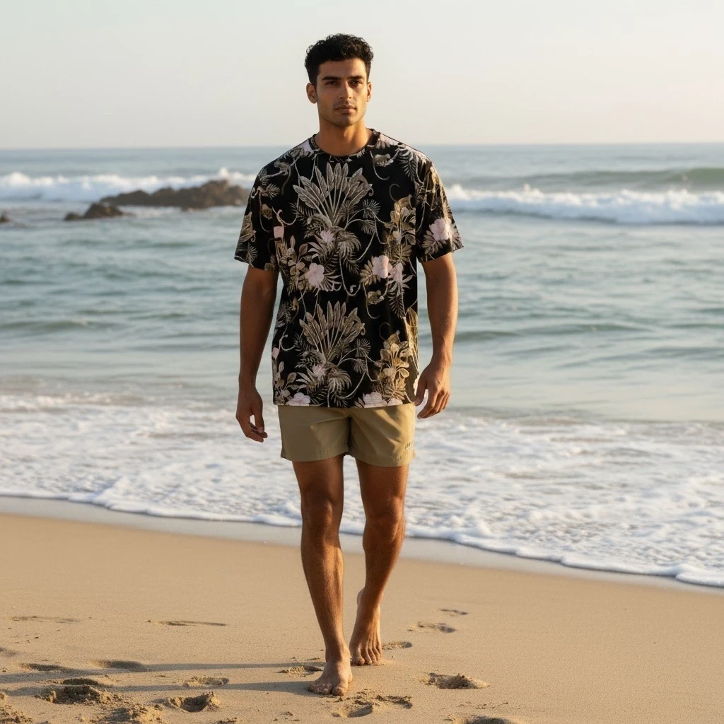 Playera L Express manga corta 