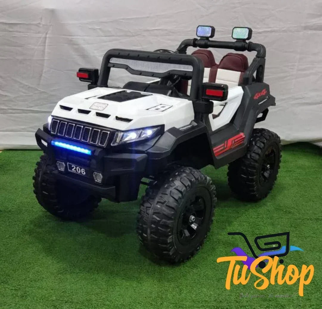 Carro Eléctrico 1 a 6 años Cherokee Llanta en Caucho Control Remoto 3