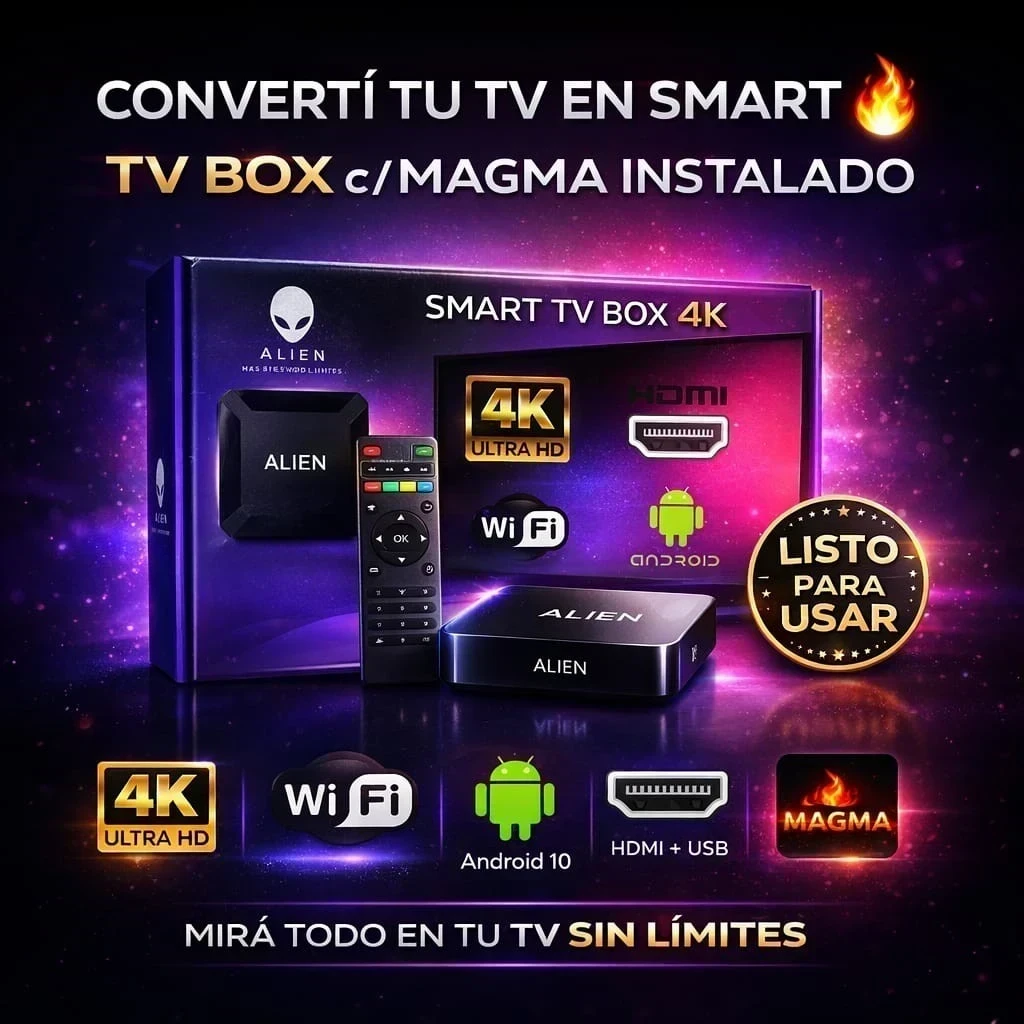  TV BOX c/MAGMA 