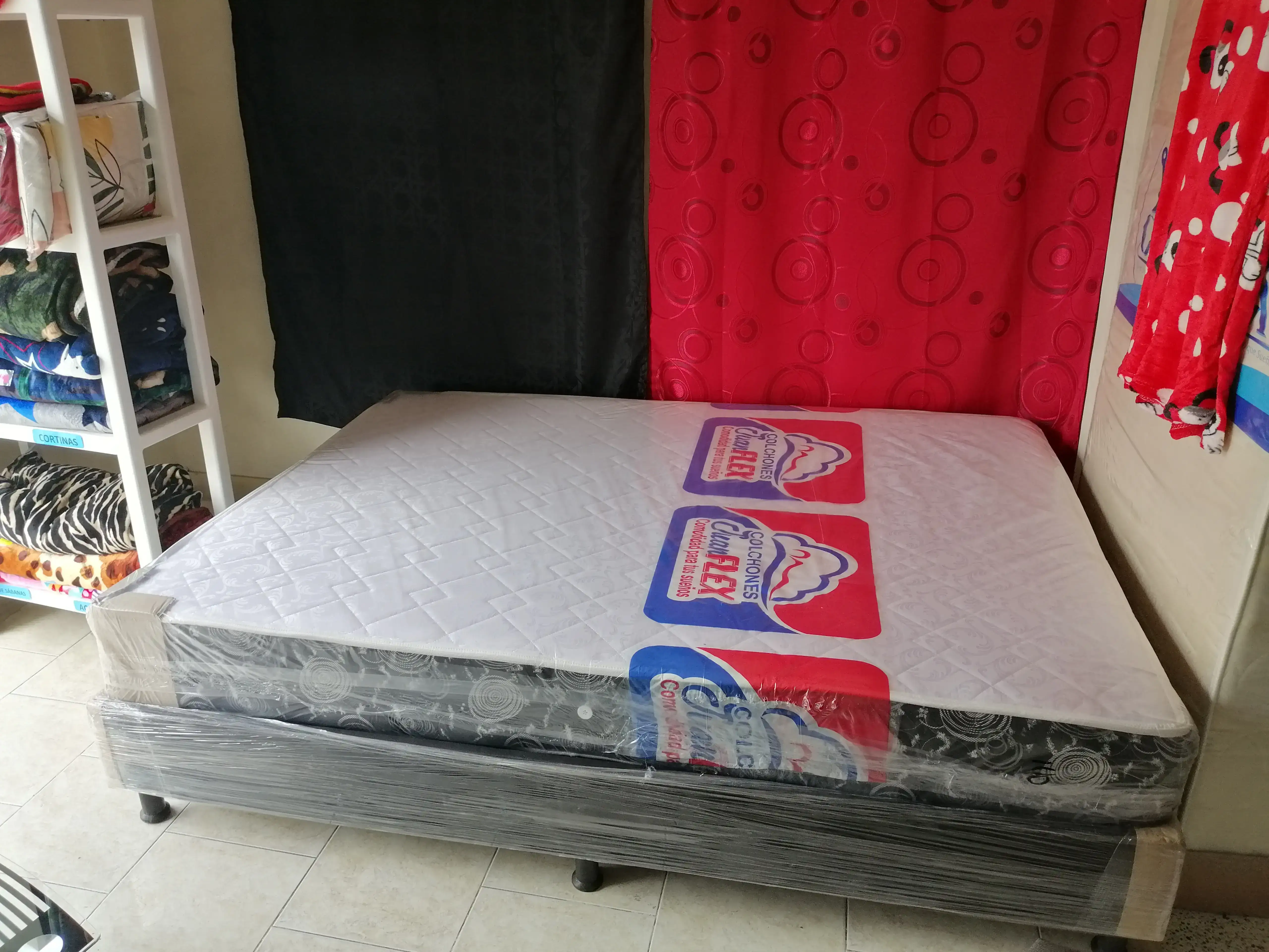 Basecama y colchón de 1,40 