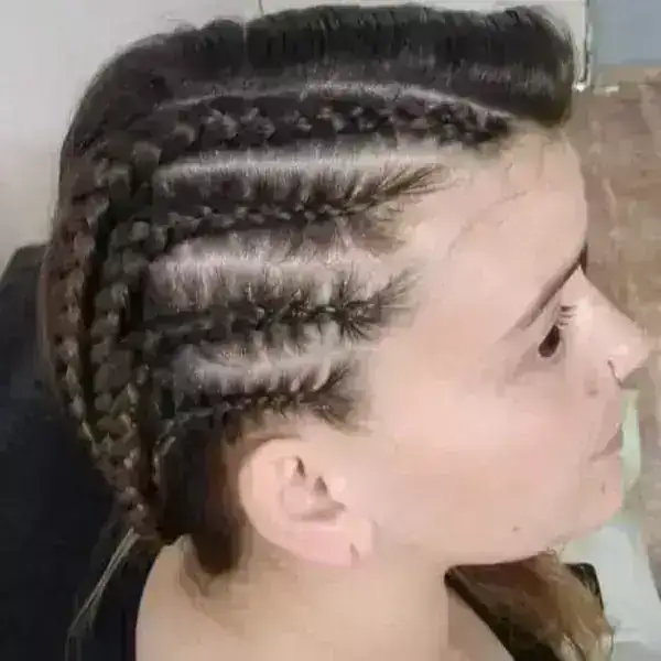 Cuatro Trenzas laterales