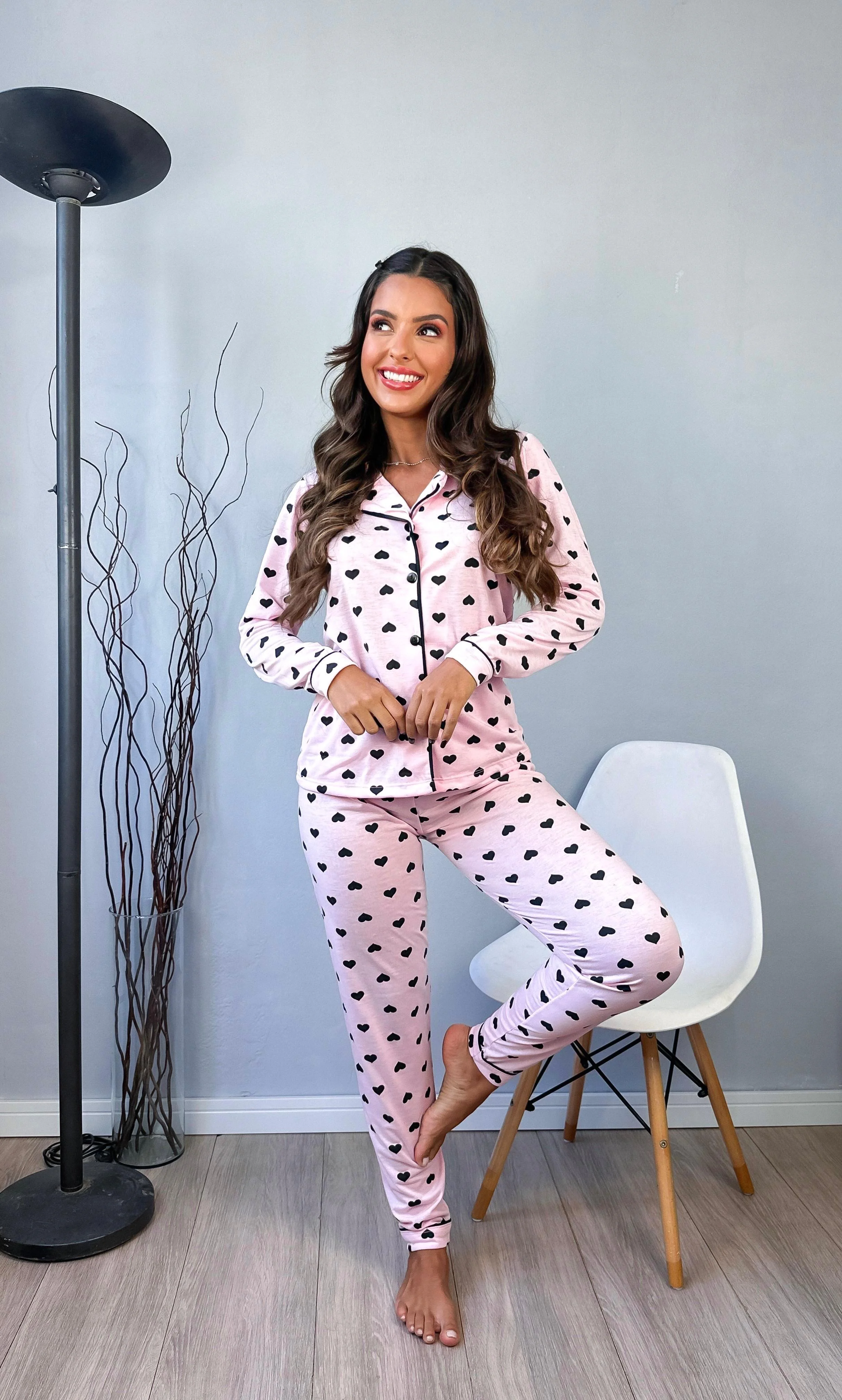 Pijamas blogueira longo