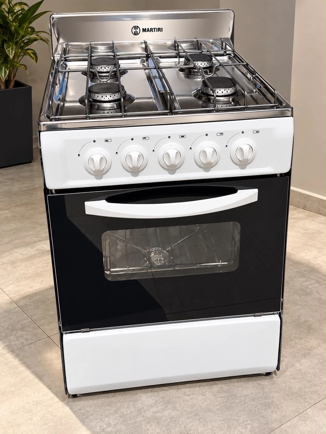 COCINA MARTIRI GAS ENVASADO BLANCO 50CM