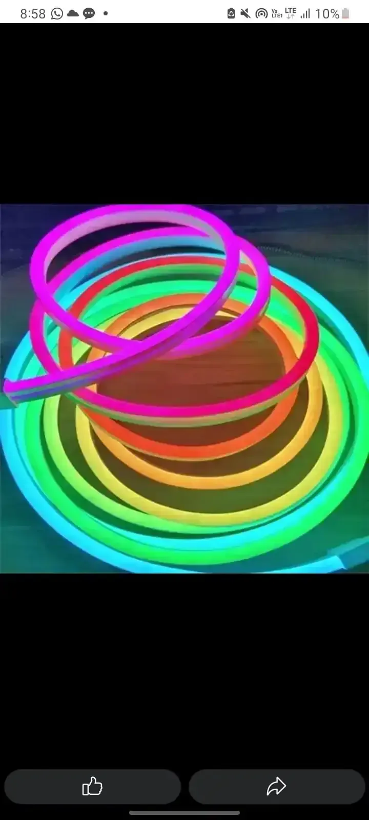 Luces neon ritmicas multicolor  3